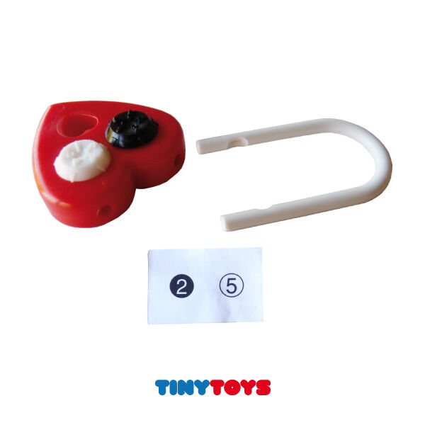 Personalized - Games - Heart padlock with Combination