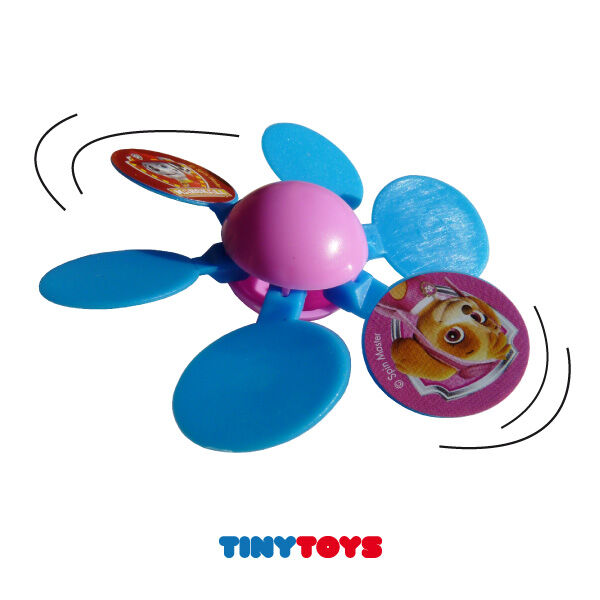 Trottola fiore 6 pale con 2 adesivi
